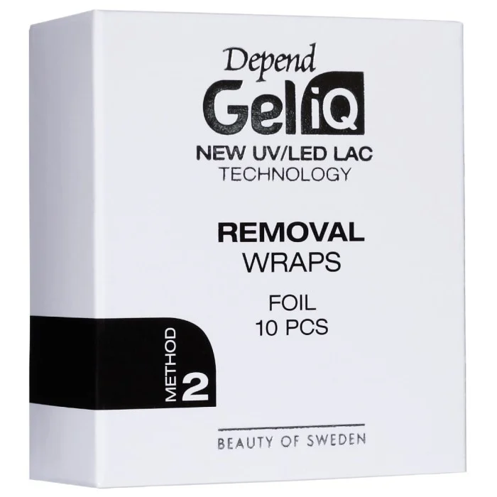 Depend Gel iQ Removal Wraps Foil 10 pcs, bild 3