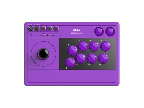8Bitdo Arcade Stick Wireless - Lila, bild 2