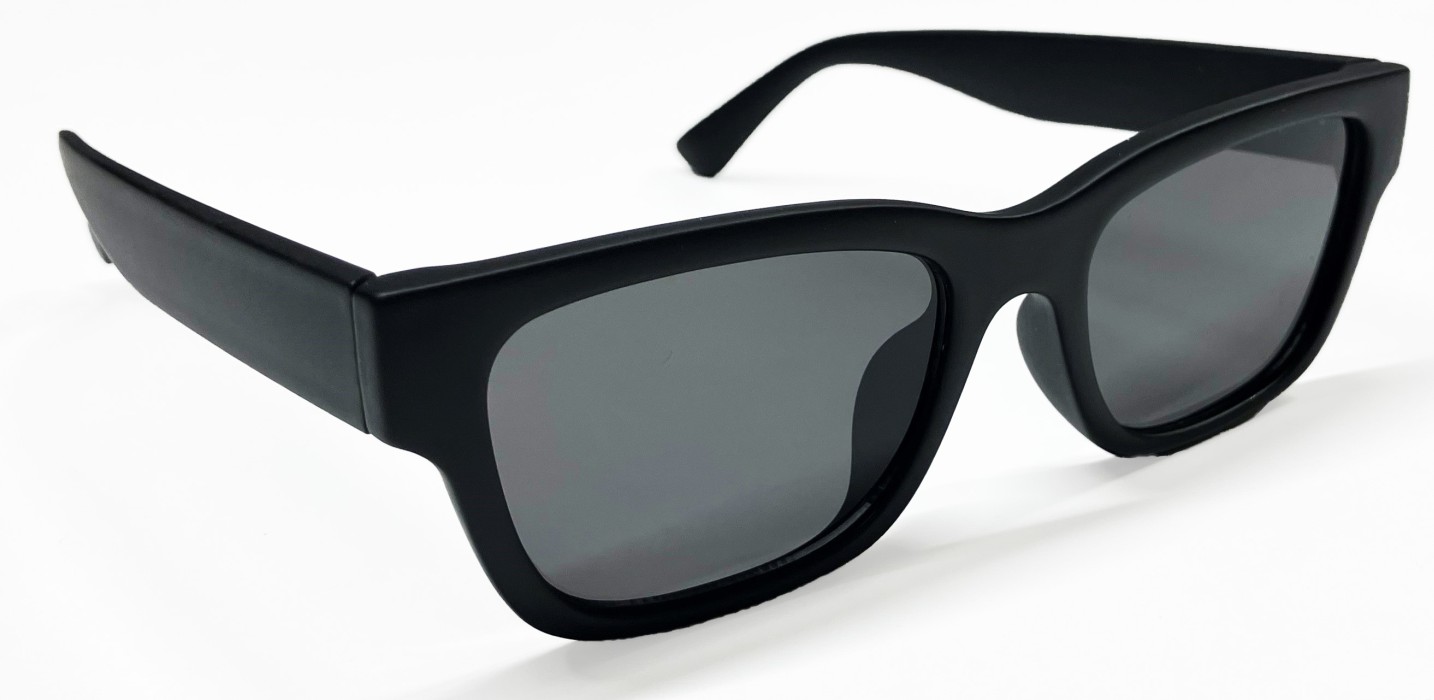 Haga Eyewear New York Matt Black - Grey Lens