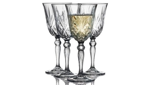 Lyngby Glas - Crystal Melodia White Wine Glass - 21 cl - Set of 4, bild 3
