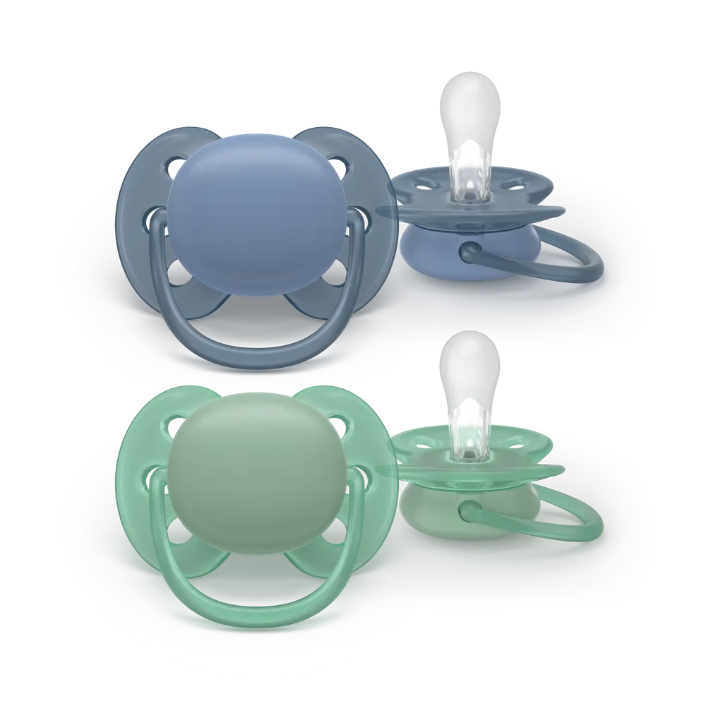 Philips Avent Ultra Soft Napp 6-18 mån Turkos/Grå, 1 st, bild 3