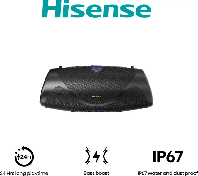 Hisense WeBoom bärbar bluetooth högtalare (svart)