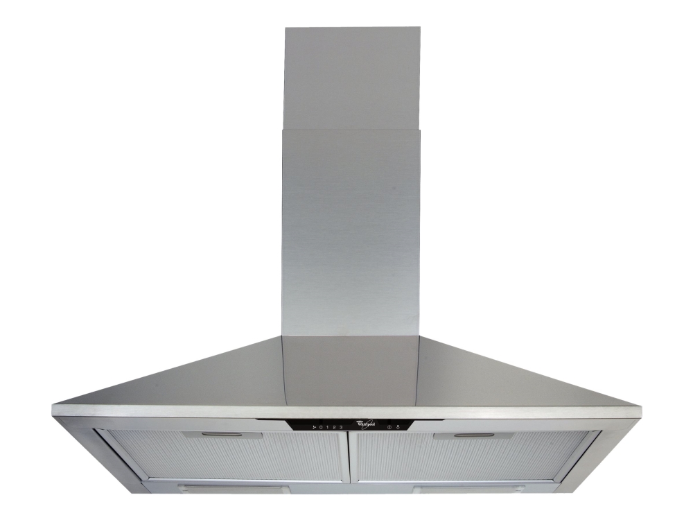 Whirlpool AKR 685/1 IX köksfläkt 395 m³/h väggmonterad i rostfritt stål