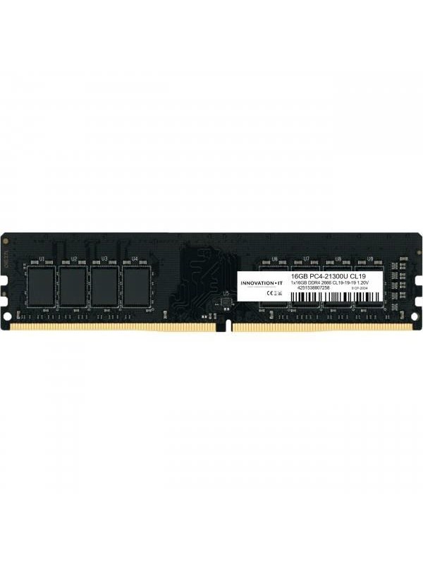 Innovation IT DDR4-3200 - 16GB - CL22 - Single Channel (1 pcs) - Svart