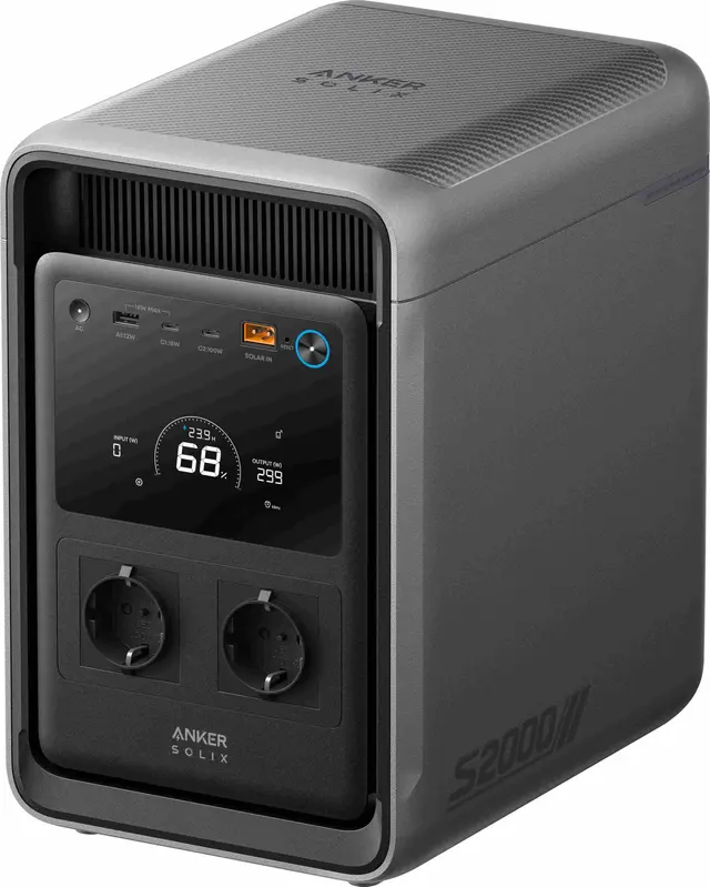 Anker Solix S2000 bärbar kraftstation