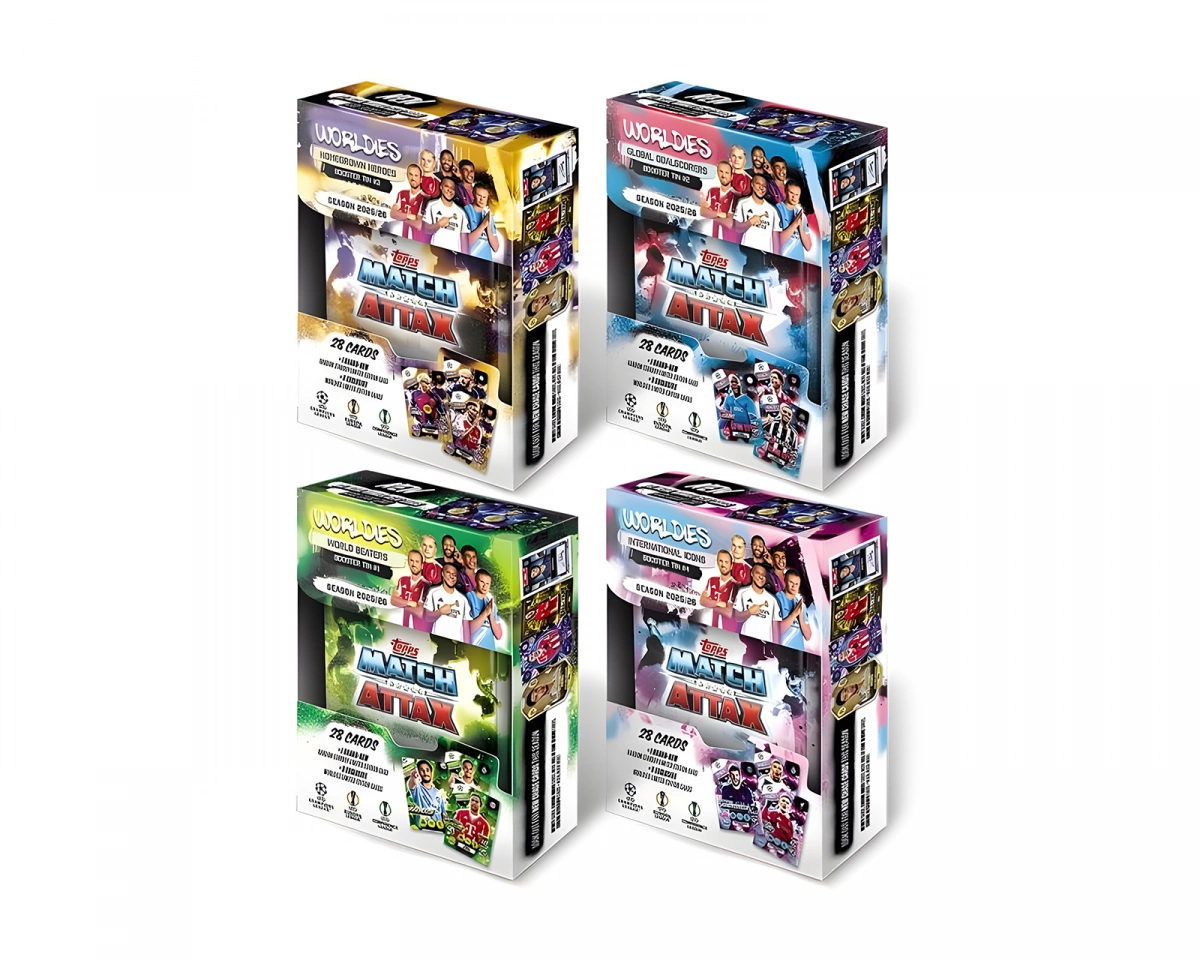 Topps Match Attax Booster Tin UCL 25/26 - Fotbollskort