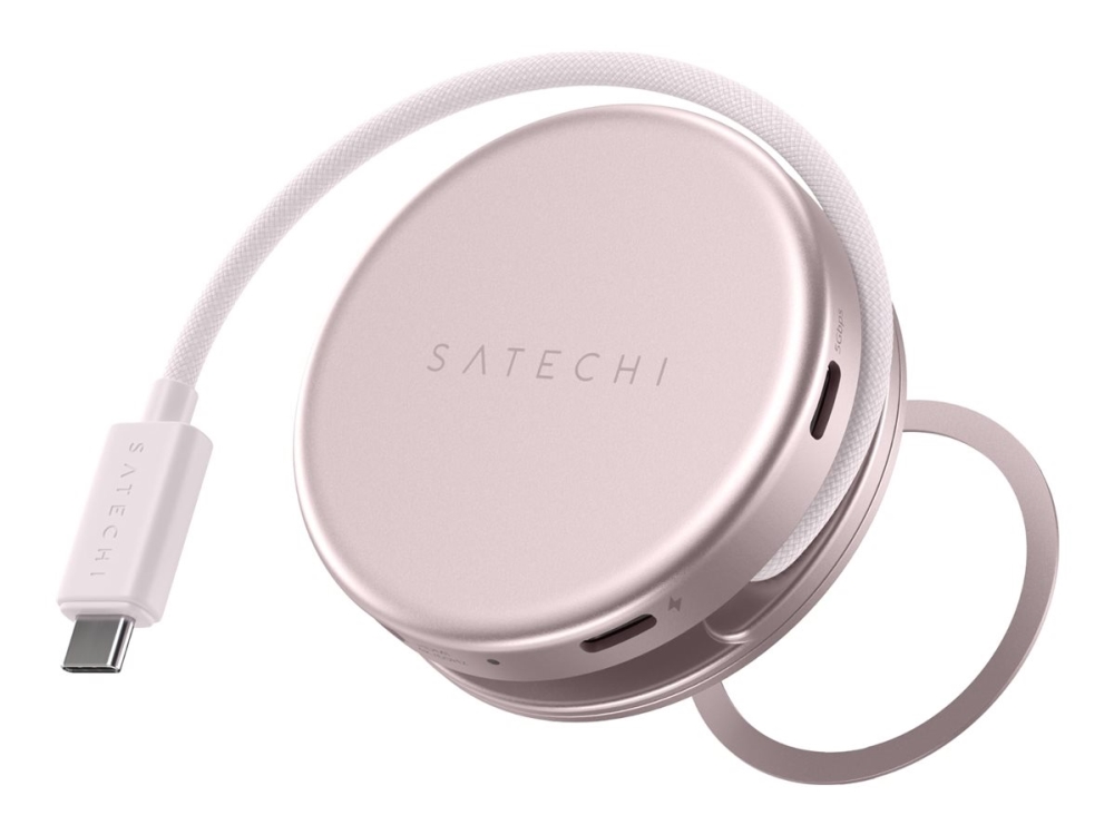 Satechi OntheGo 5-in-1 Multiport Adapter för MacBook Neo Rouge
