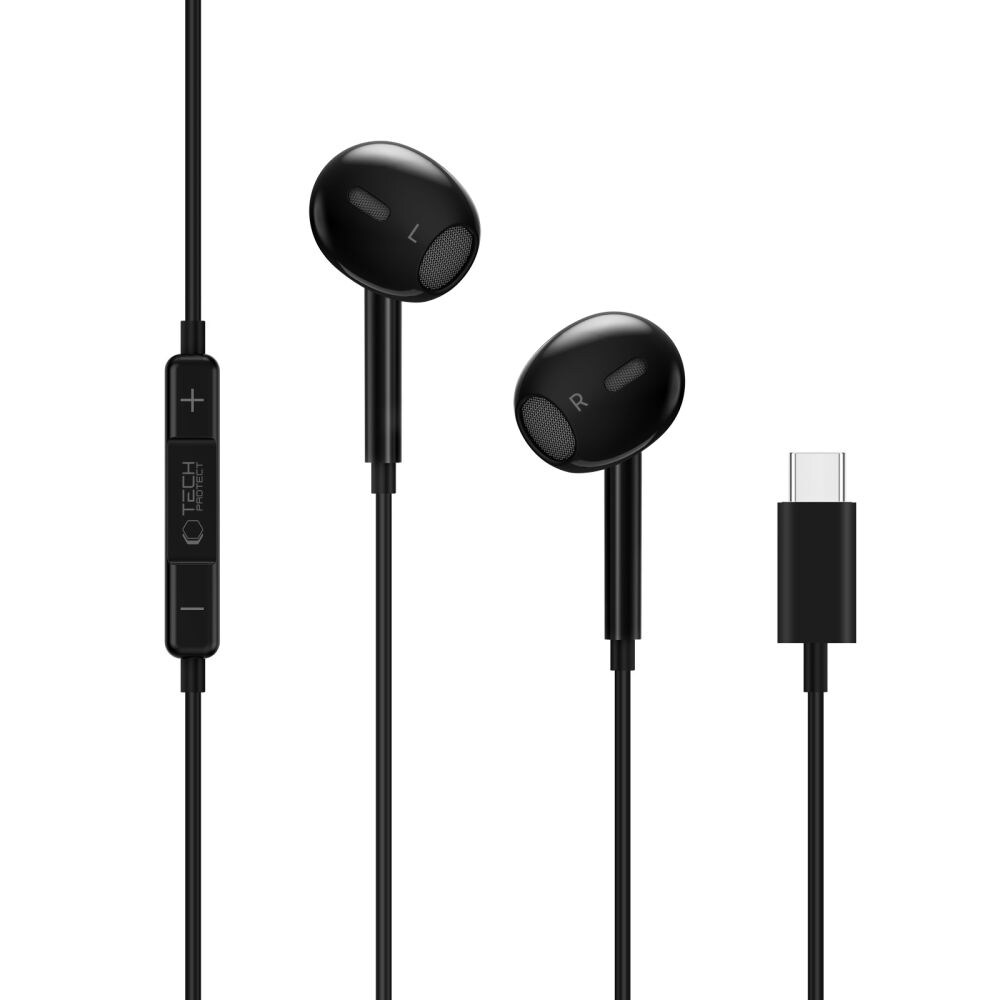 Tech-Protect Ultraboost Core G2 USB-C Headphones - Black, bild 2