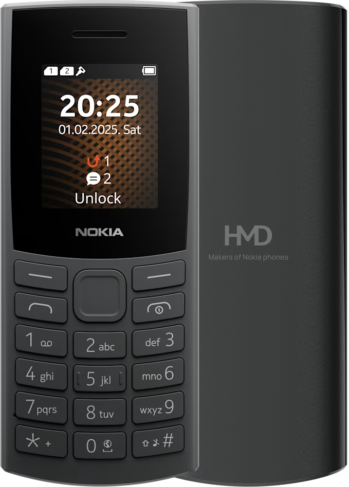 Nokia 105 mobiltelefon (svart), bild 4