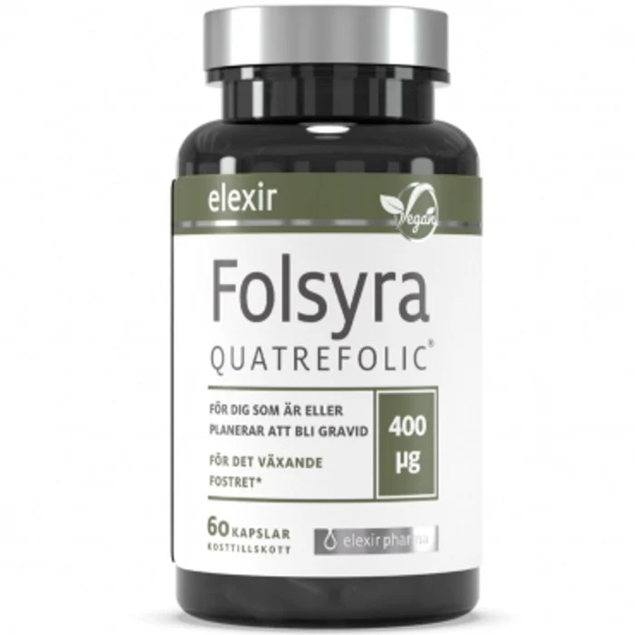 Elexir Pharma Folsyra 60 kapslar