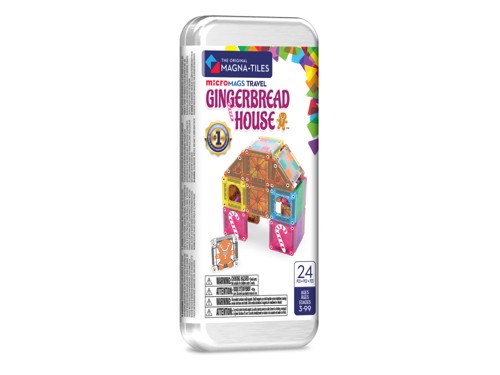 Magna Tiles - microMAGS Gingerbread House 24-Piece Travel Set (90492), bild 2