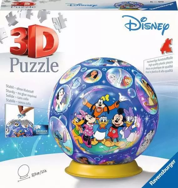 3D pusselboll Disney karaktär