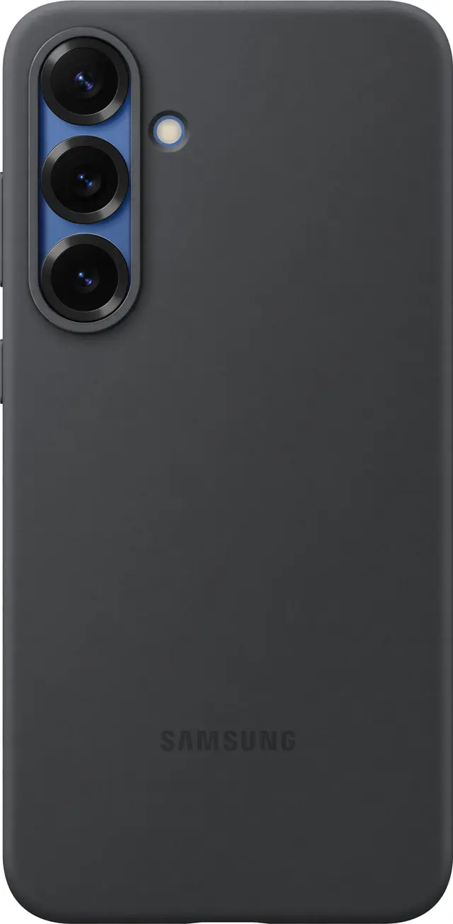 Samsung Galaxy S25+ Silicone fodral (svart), bild 2
