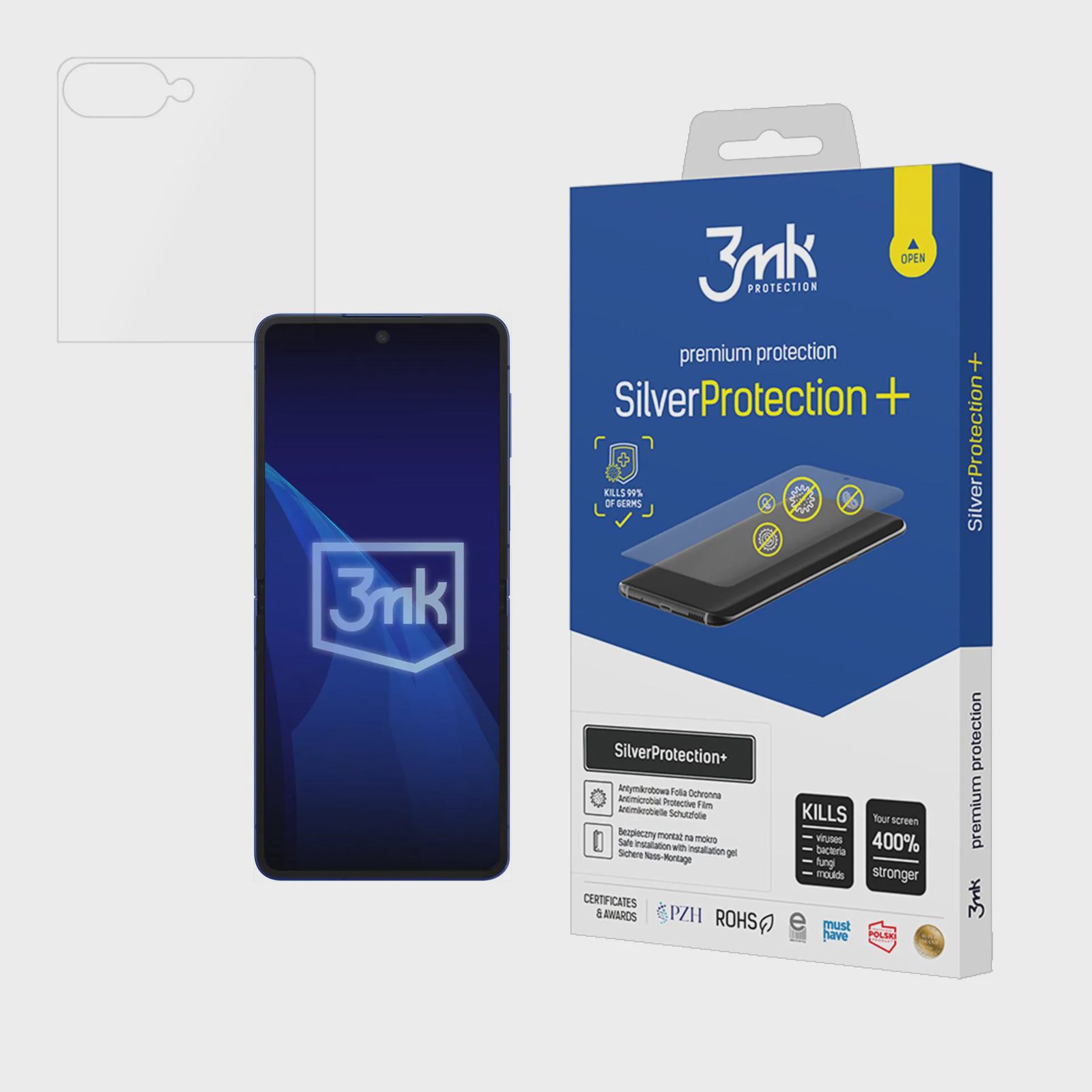 3mk SilverProtection+ skyddsfilm för Samsung Galaxy Z Flip 8
