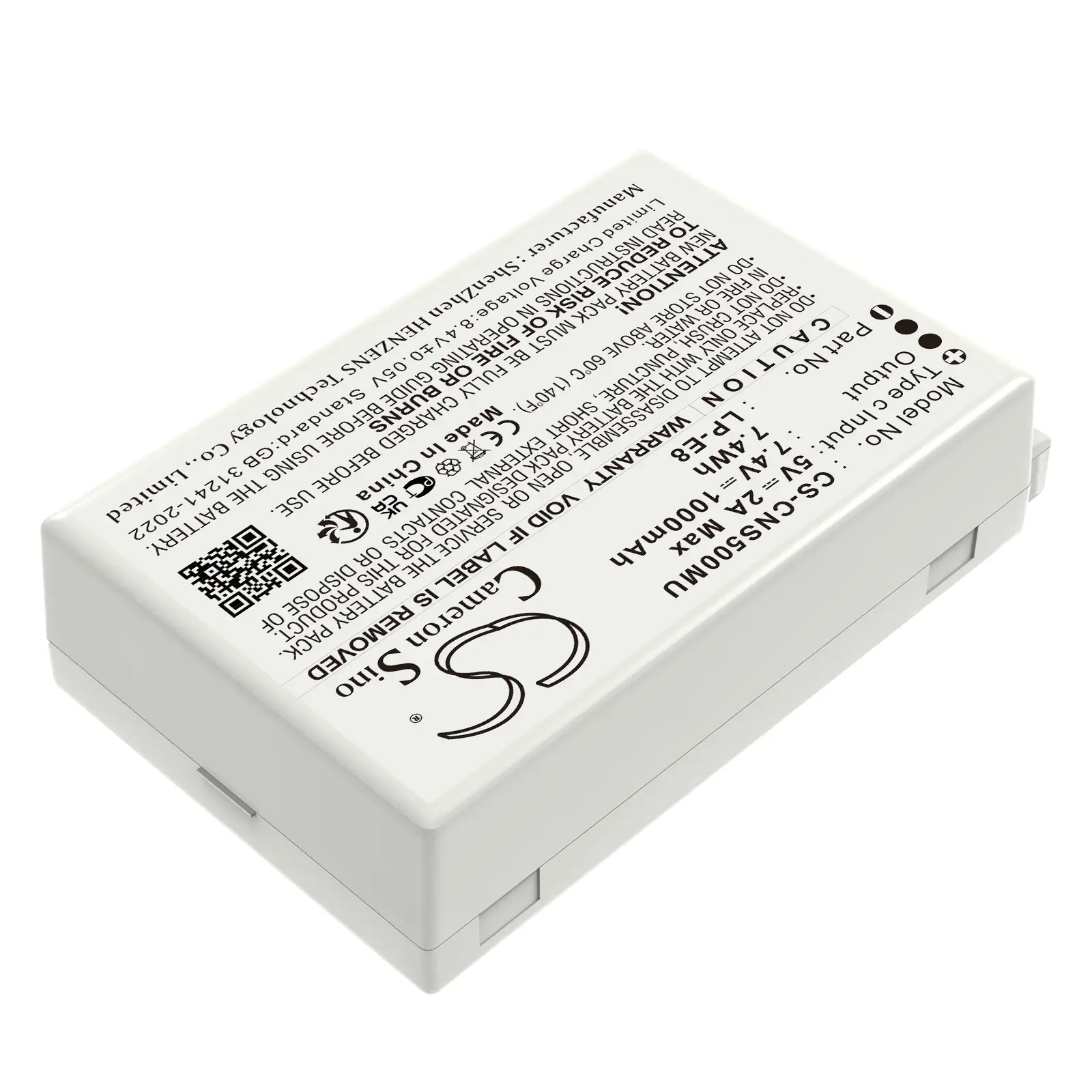 Batteri till Kamera för Canon EF-S, EOS 550D, EOS 600D m.fl., bild 2