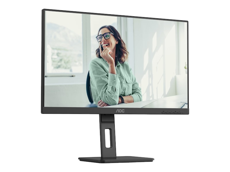 23.8" AOC 24P3CV, IPS 1920x1080, 4 ms, 75Hz, höjdjusterbar, pivot, HDMI/DP/USB-C 65W, LAN, högtalare, USB 3.2-hubb, bild 3