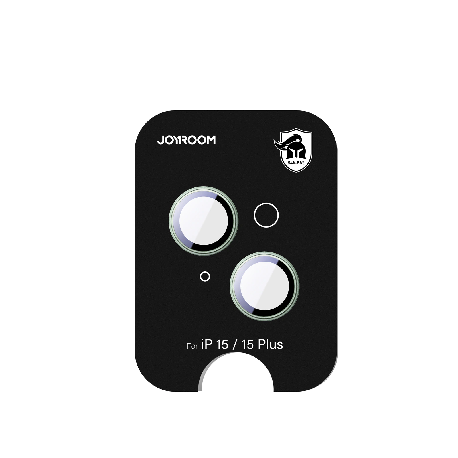 Joyroom JR-MFY0252 skyddsglas för iPhone 15/15 Plus-objektiv - grön