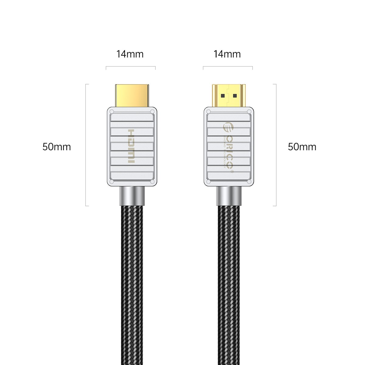 Orico H4CY HDMI 2.0 4K HDMI-kabel 3 m – svart, bild 2