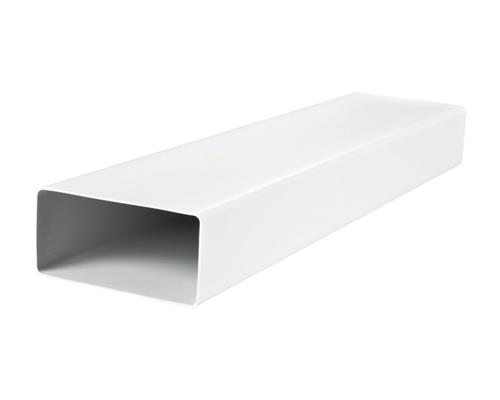 PVC platt kanal 55 x 110 mm, längd 1000 mm vit