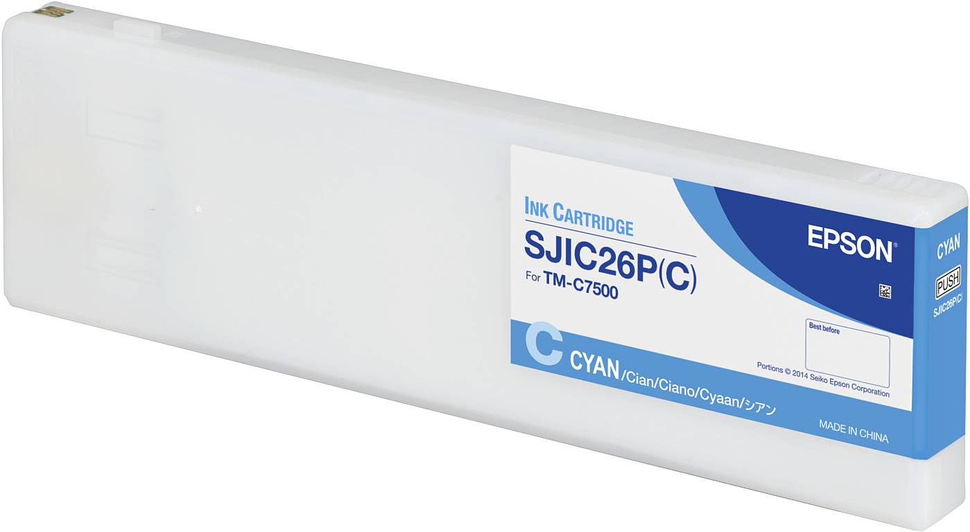 Epson SJIC26P(C) Cyan, 294,3 ml, bild 2