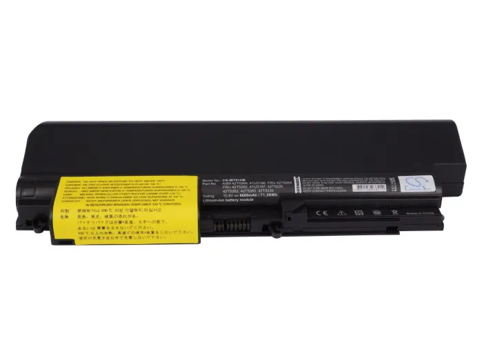 Batteri till Laptop, Bärbar dator för IBM ThinkPad T61 7659, ThinkPad T400 2764 m.fl., bild 3