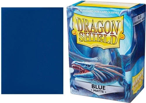 Dragon Shield Matte Sleeves Blue 63x88 mm (100 in box), bild 3