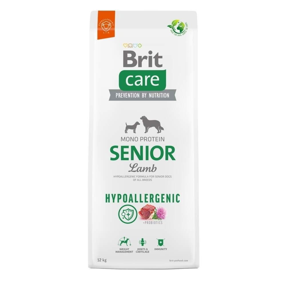 Brit Care Dog Hypoallergenic Senior Torrfoder till Hund 12 kg