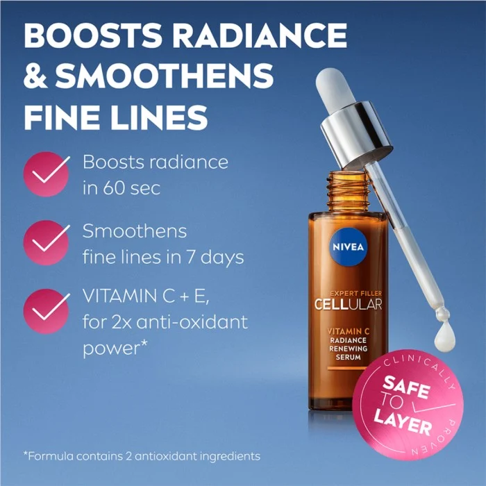 NIVEA Serum Cellular Expert Filler Vitamin C Radiance 30 ml, bild 2