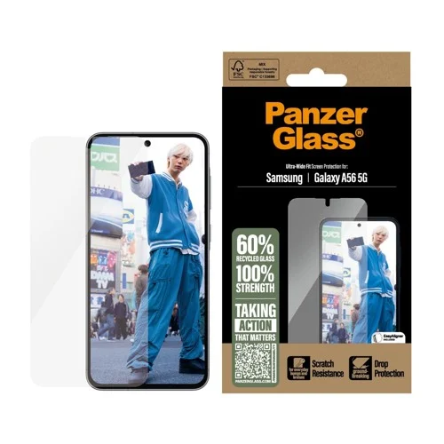 PanzerGlass Samsung Galaxy A56 skärmskydd Ultra-Wide Fit, bild 2
