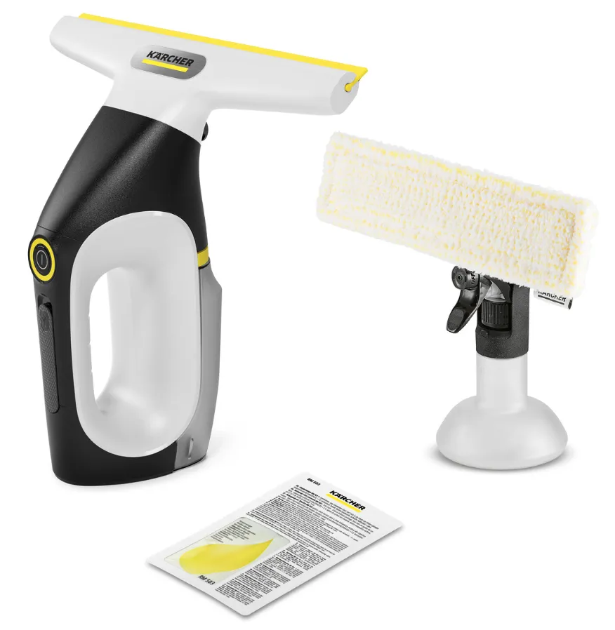 Kärcher WV 3 Comfort Care, vit, svart, IPX4, 0,2 l, 28 cm, 49 dB, 105 m²