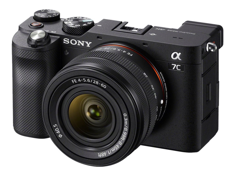 Sony Alpha A7C ILCE-7CL spegellöst kamera, 24,2 MP, FE 28–60 mm F4–5,6-objektiv
