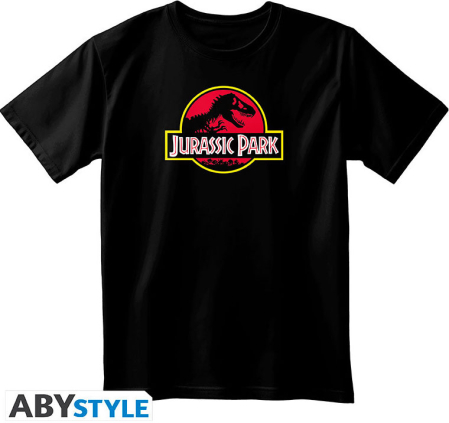 Jurassic Park Logo T-Shirt Svart (Medium)