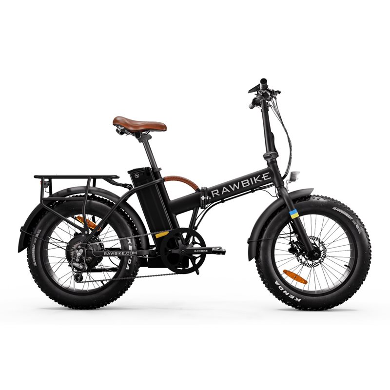 RAWBIKE Classic Elcykel Jet Black