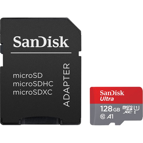 SanDisk Ultra - 128GB / 140MB/s / microSDHC / Class 10 / UHS-I / Adapter, bild 2