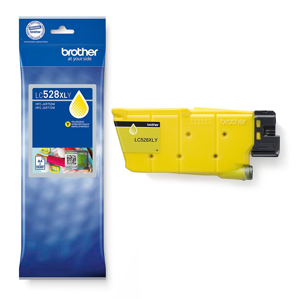 Brother LC528XLY Gul, 10000 sidor, bild 3