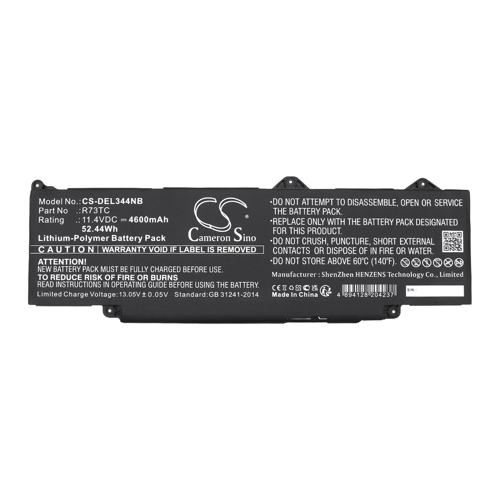 Batteri till Notebook, Bärbar dator för DELL Precision 3480, Precision 3590 m.fl., bild 5