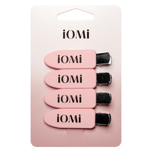 IOMI Styling Clips Pink 4 pcs