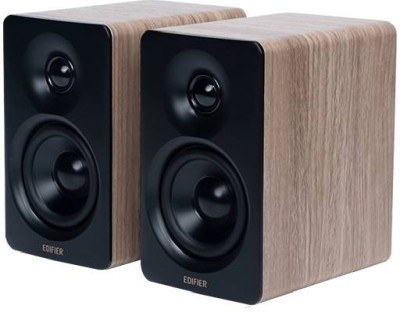 Edifier M60 Compact Desktop 2.0 Speakers, 2x33W RMS, Bluetooth/USB-C - Classic Oak