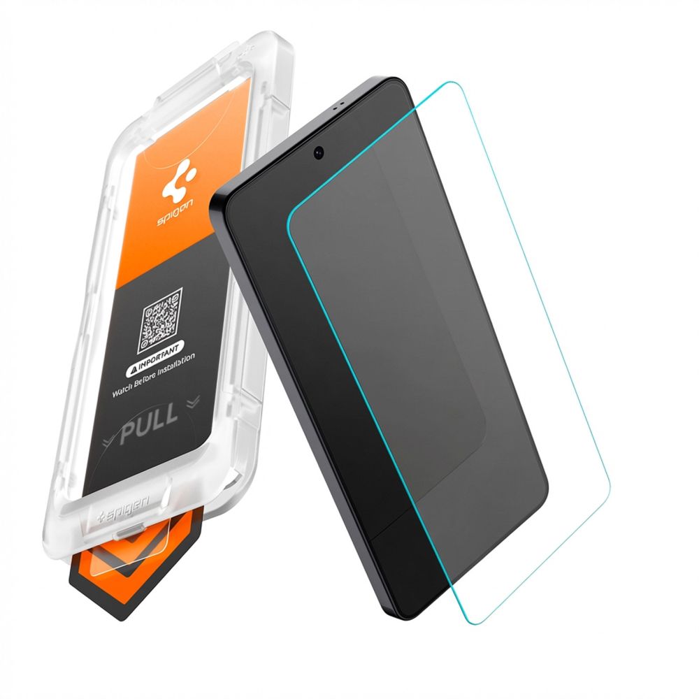 Spigen GLAS.tR EZ Fit Pro HD, Samsung, Galaxy S26+, Reptålig, Transparent, 1 styck, bild 2