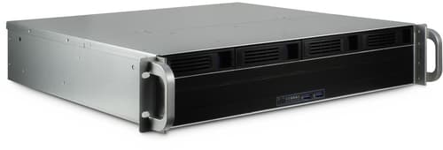Inter-Tech IPC 2U-2404S 19" rack 2U, MicroATX, 438mm djup, bild 2