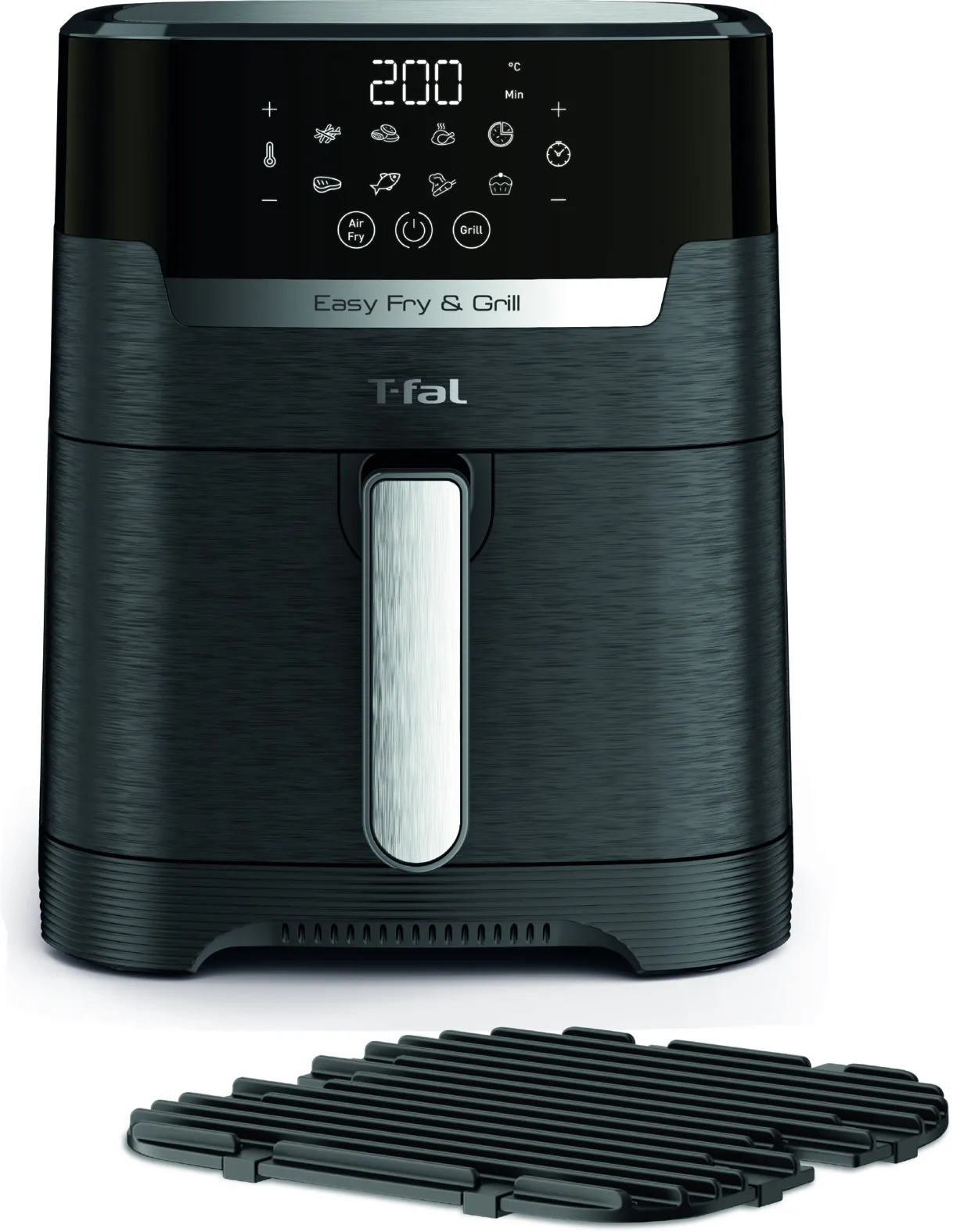 Tefal Easy Fry & Grill EY5058, Varmluftsfritös, 4,2 l, 80 ° C, 200 ° C, 6 personer, 60 min