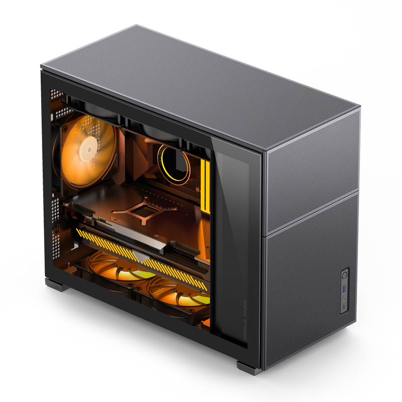 Jonsbo D31 MESH, MicroATX, Tempered Glass - Svart, bild 3