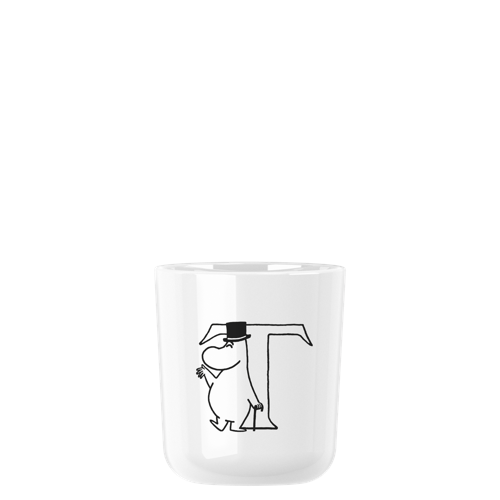 RIG-TIG - Moomin ABC mugg - Moomin white - 0.2 l