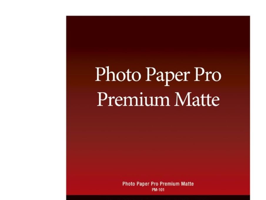 Canon PM-101 Premium Matte Photo Paper A3+ / 20