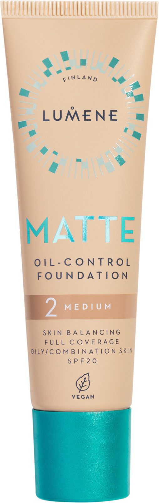 Lumene Matte Oil-Control Foundation SPF20 2 Medium 2 Medium