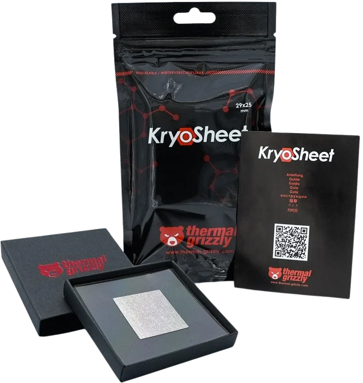 Thermal Grizzly KryoSheet thermal pad - 29 x 25 mm