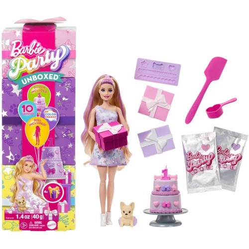 Barbie - Party Unboxed Red Sparkle