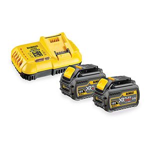 DEWALT DCB118T2-QW batterikit 2x 6,0/2,0 Ah + DCB118-laddare