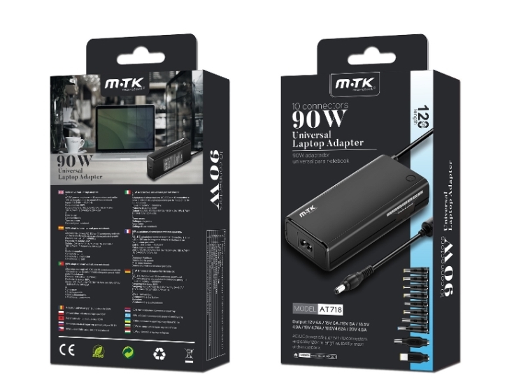 MTK Universal 90W strømforsyning
