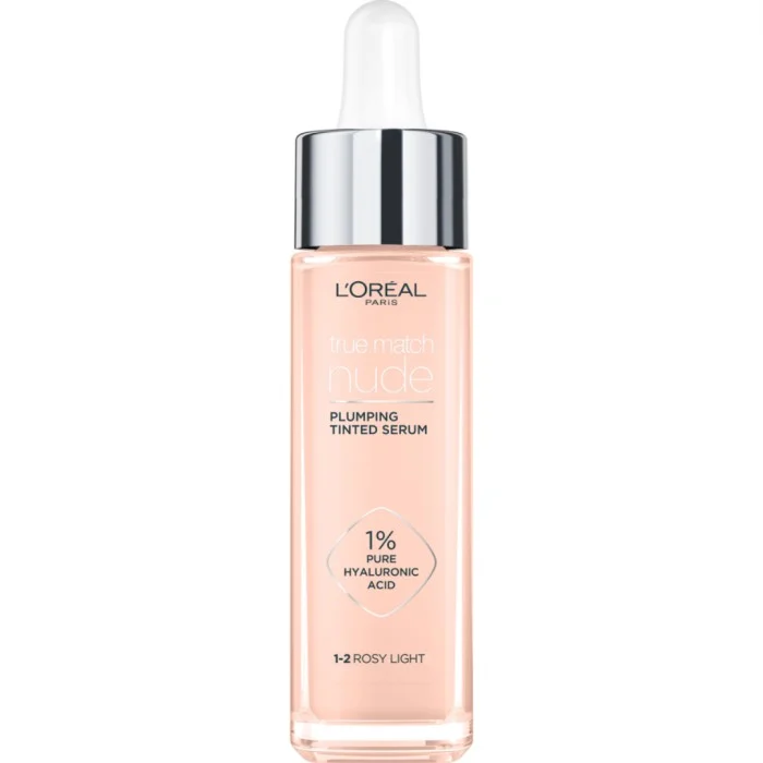 L'Oréal Paris True Match Nude Plumping Tinted Serum Rosy Light 1-2 30 ml